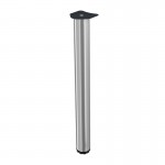 TABLE LEG KSN D.76 / MAT NIKEL